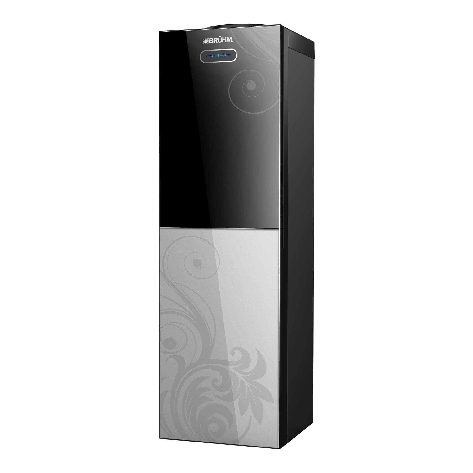 Floor Standing Water Dispenser With Fridge-2 Taps (HC)
