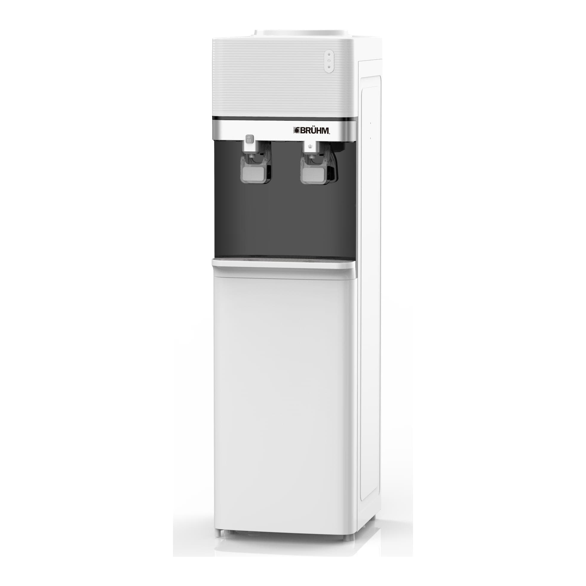 Floor Standing Water Dispenser With Fridge-2 Taps (HC)