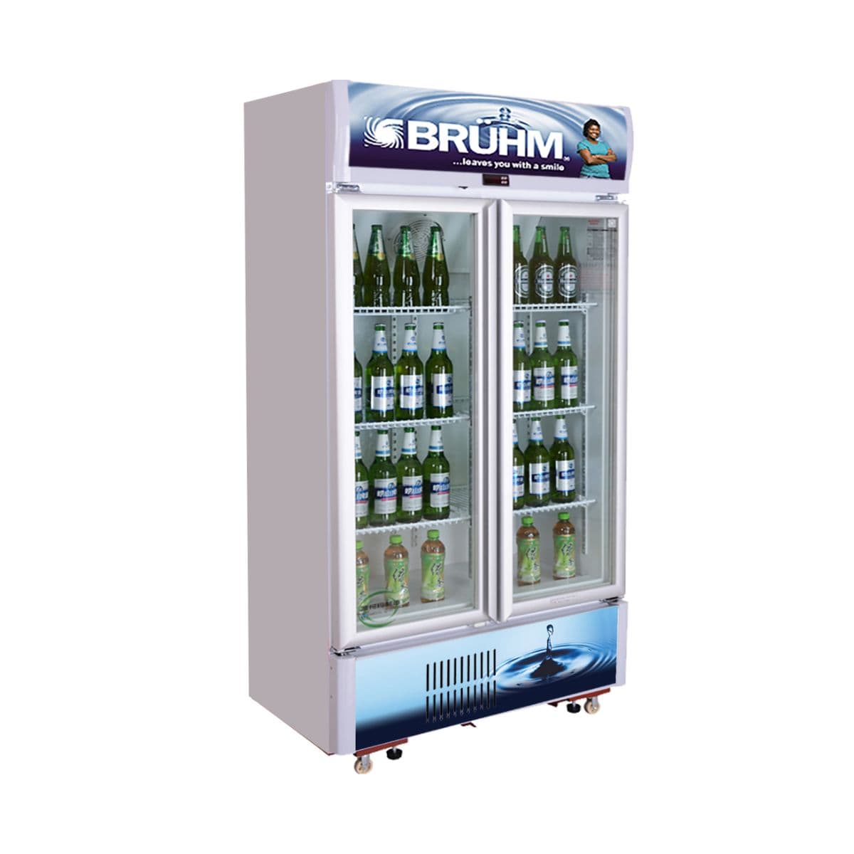 800L Double Door Beverage Cooler