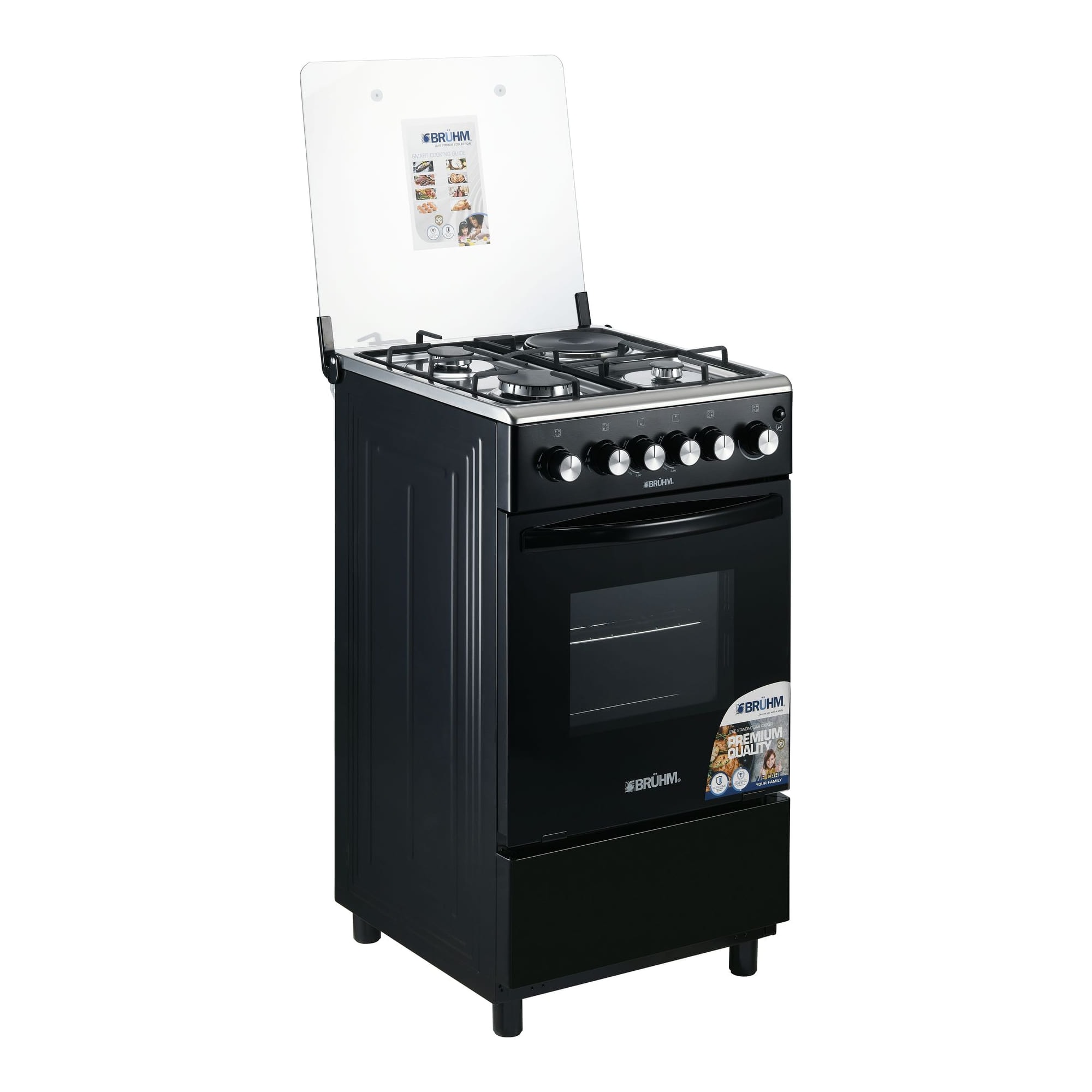 50 x 50 Gas Cooker with 3 Gas Burners and 1 Hot Plate