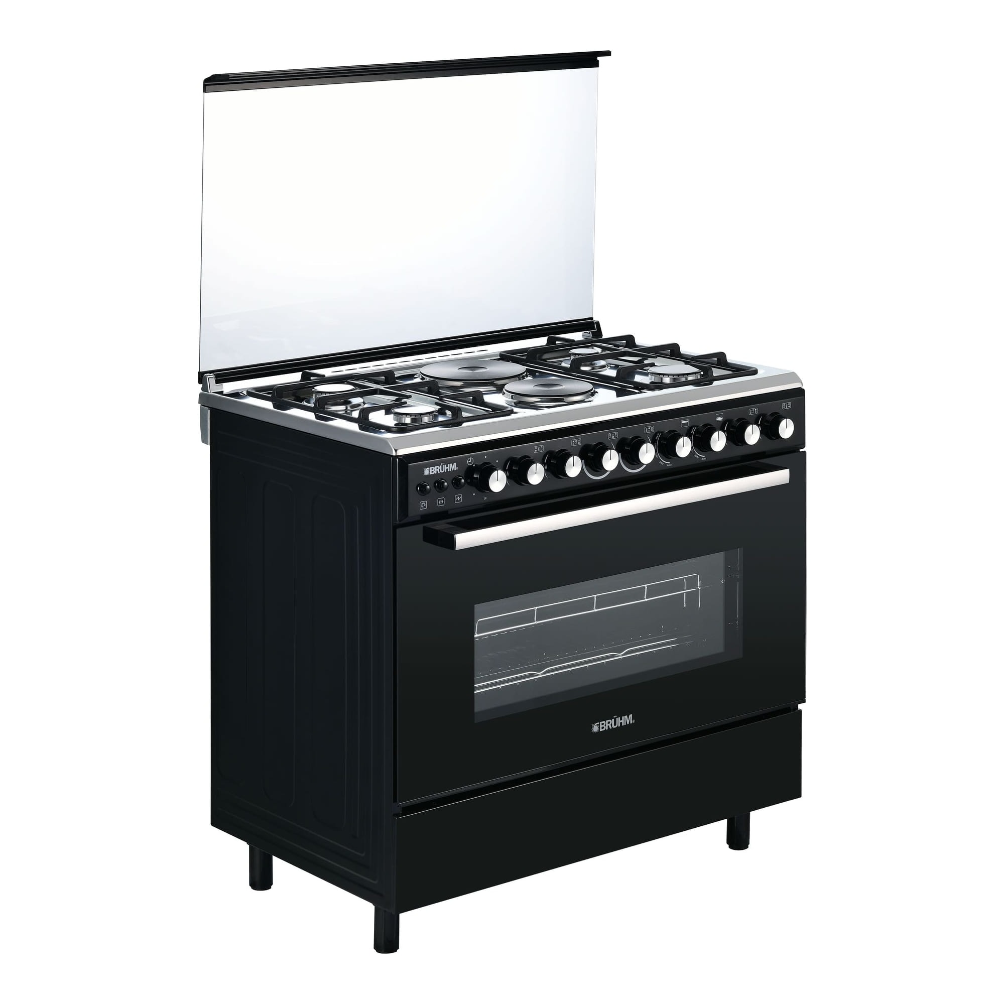 90 x 60 Gas Cooker with 4 Gas Burners and 2 Hot Plates