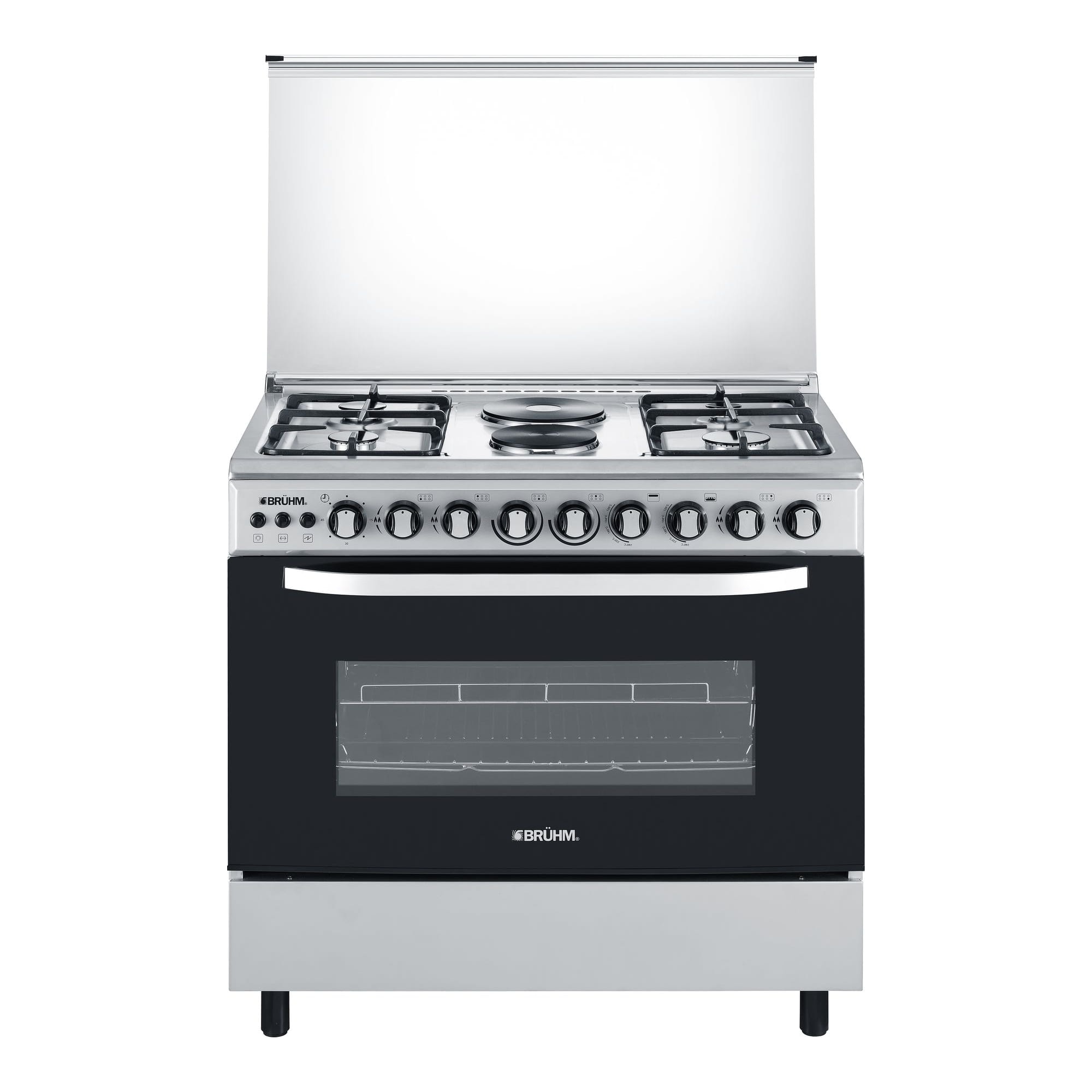 90 x 60 Cooker with 4 Gas Burner & 2 Hotplate