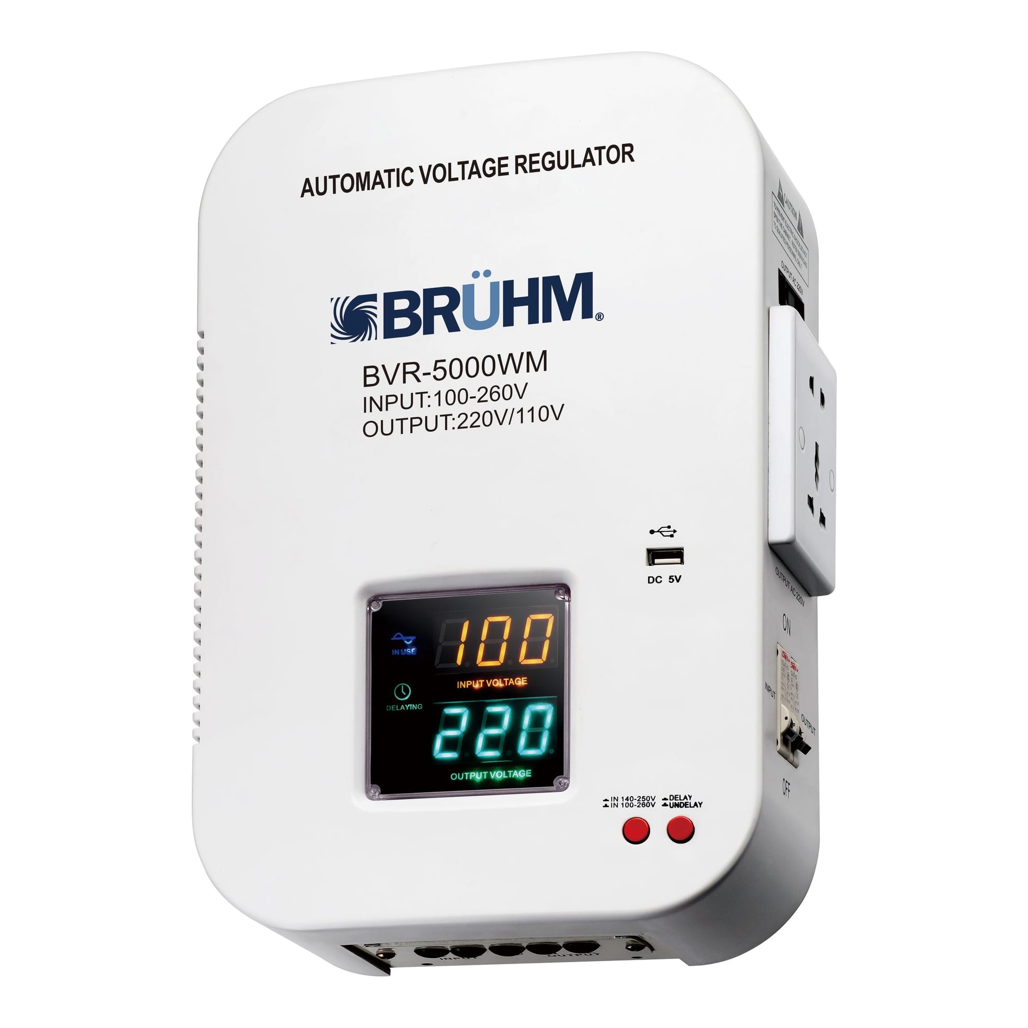 5000W Wall Mounted Automatic Voltage Regulator