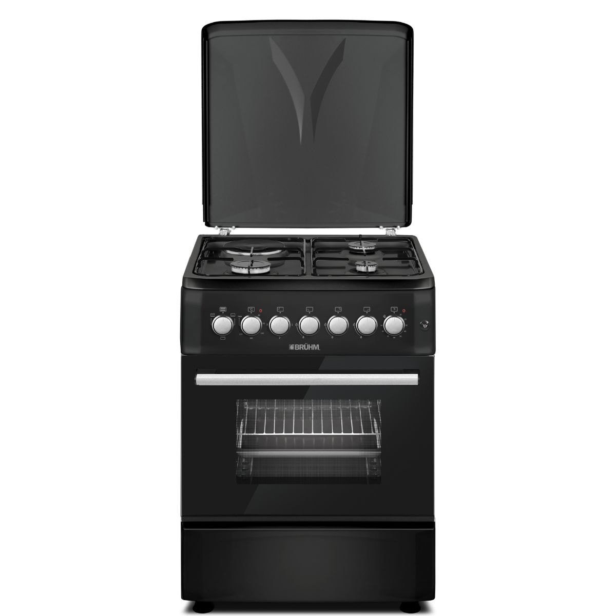 60 x 60 Cooker with 3 Gas Burner and 1 Hot plate