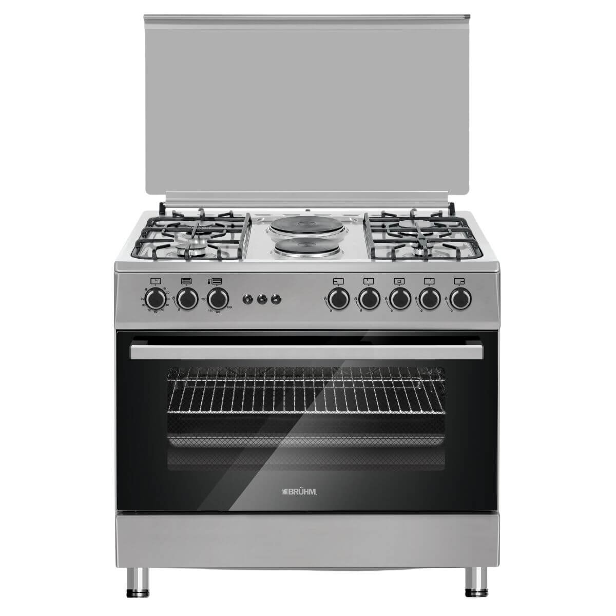 90 x 60 Cooker with 4 Gas Burner & 2 Hotplate