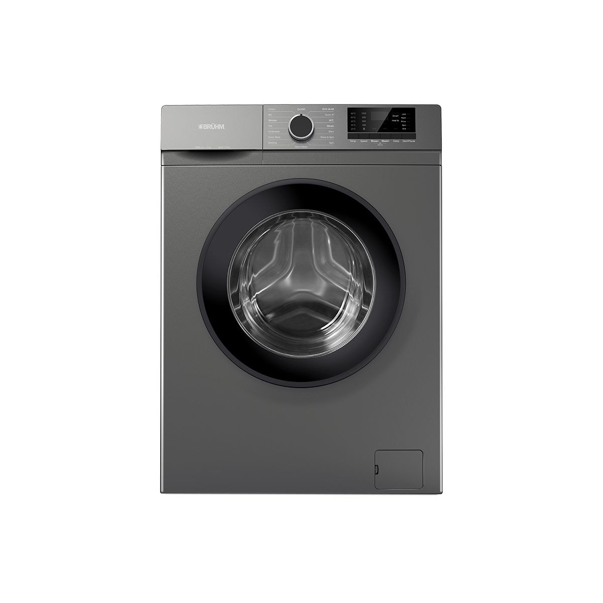 7 KG Front Load Washer - Dark Silver