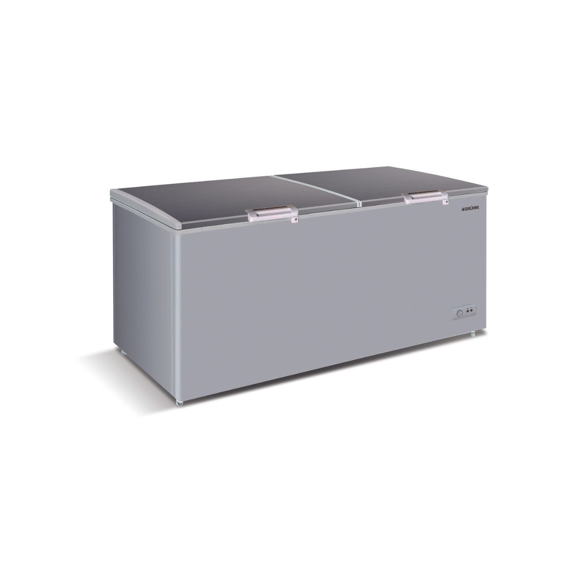 658L Double Door Chest Freezer