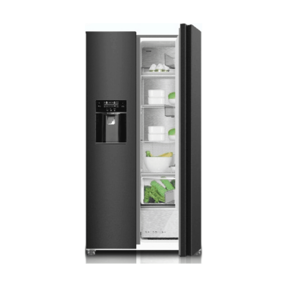 576L Side by Side No Frost Refrigerator With Automatic Ice Maker & Water Dispenser