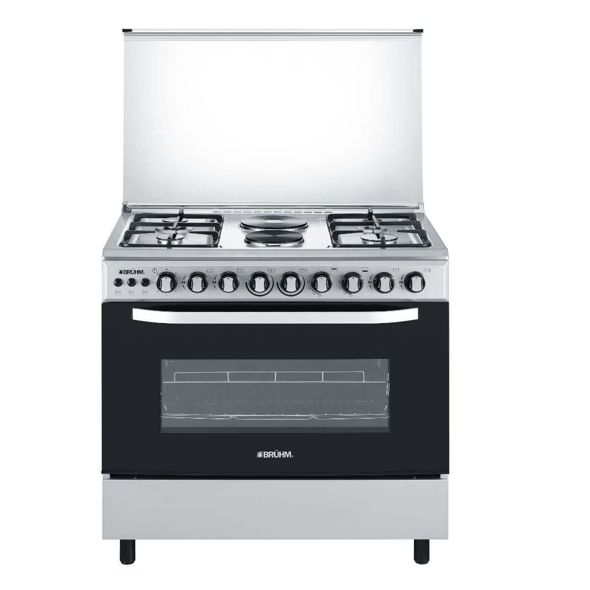 Combined gas-electric cooker BCM6652W - Brandt Electroménager