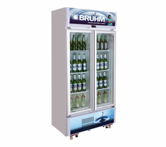 391L Double Door Beverage Cooler